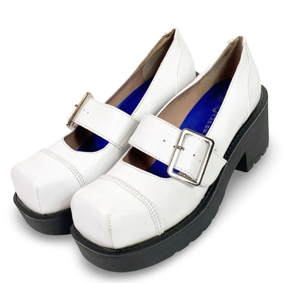 Jeffrey Campbell Shoes - Jeffrey Campbell Farley Leather Platform Mary Jane Havana Last Collection Sz 8.5